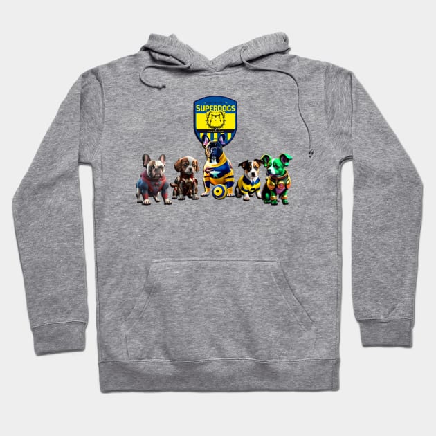 Superdogs Hoodie by RobetsDesign